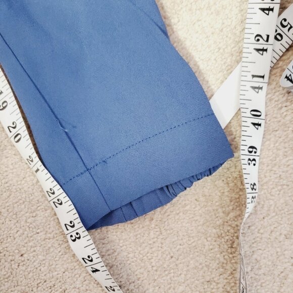 Aritzia Babaton Dexter Japanese Fabric Dress Pants Slacks Marine Blue S - Picture 10 of 10